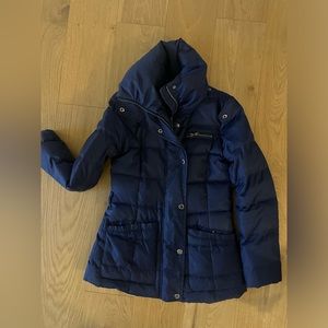 Cute blue puffer coat
